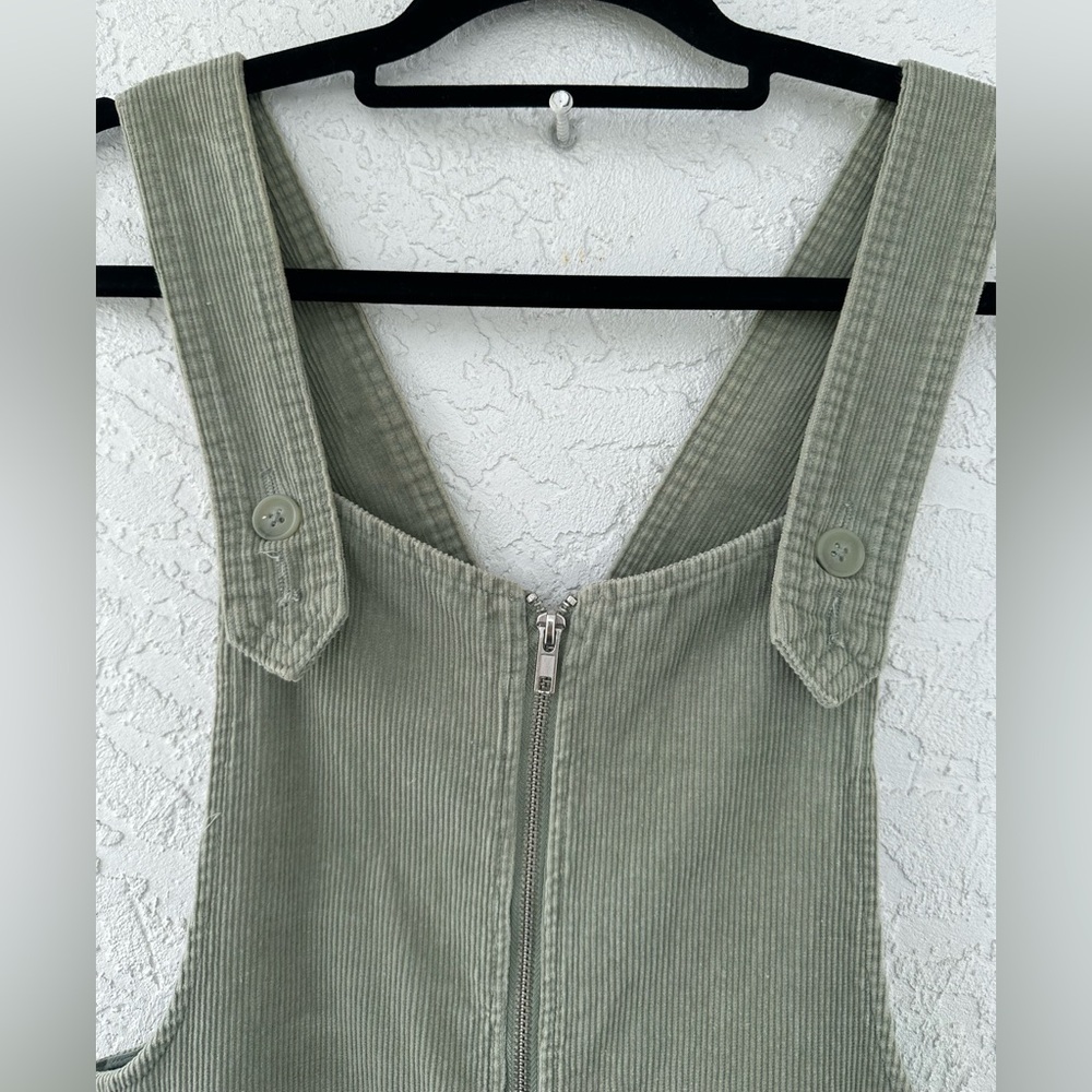Wild Fable Corduroy Green Dress Size Small Boho - Picture 5 of 11